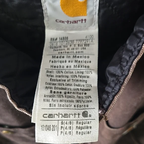 Carhartt Brown Overalls - Picture 2 of 3